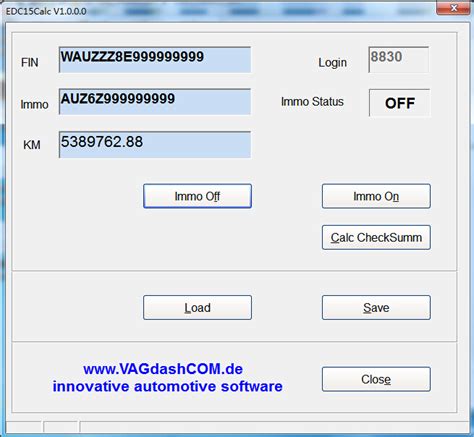 0, 10. . Vag edc15 edc16 immo off software free download